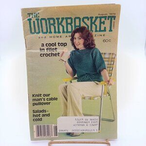 Vintage Workbasket August 1979 Book, Summer Pattern and Idea Booklet, Crafting
